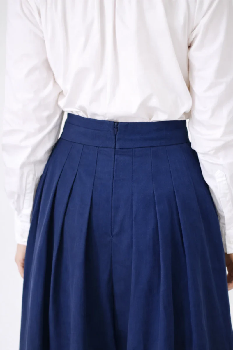Pantalon en coton upcyclé - Écume - Image 5