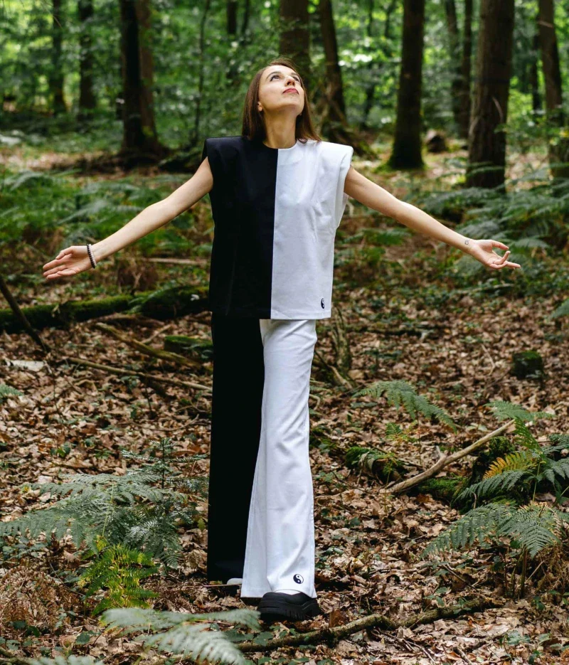 Pantalon large Yin & Yang en Coton Bio - Image 10