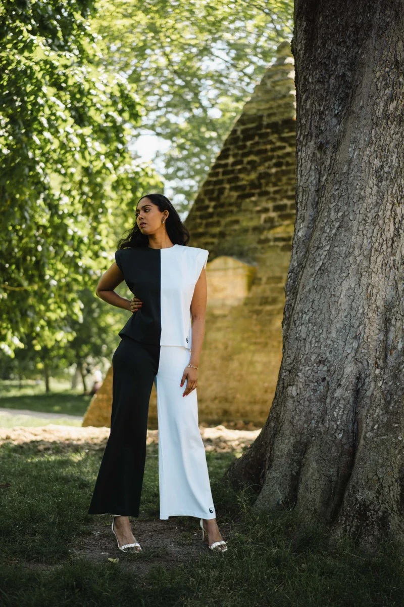 Pantalon large Yin & Yang en Coton Bio - Image 4