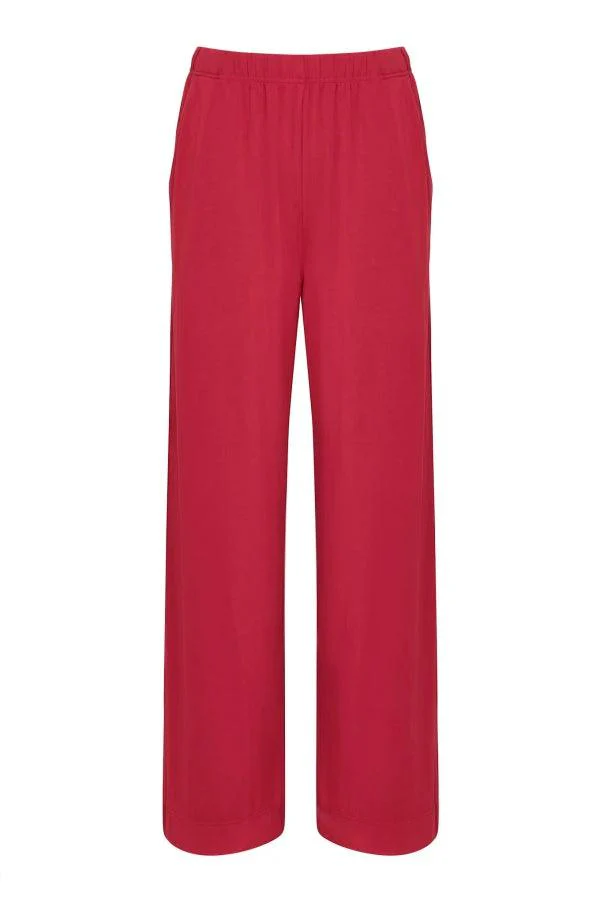 Pantalon rose vegan pour femme - Binita - Image 2