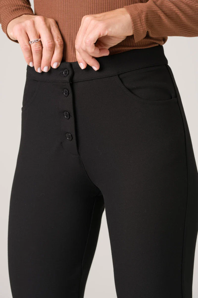 Pantalon taille haute noir - Avena - Image 8