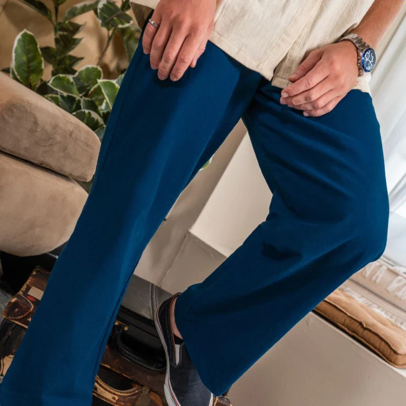 Pantalon unisexe en coton naturel - Tara - Image 5