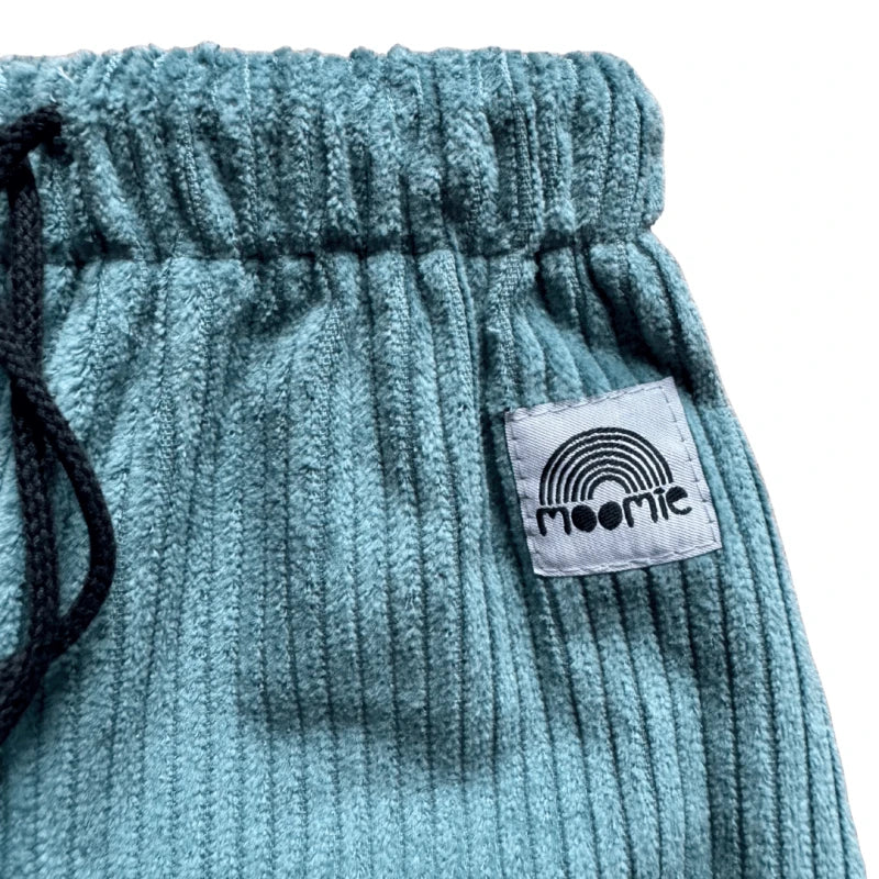 Pantalon velours bleu  pour bébé - Moomie - Image 2