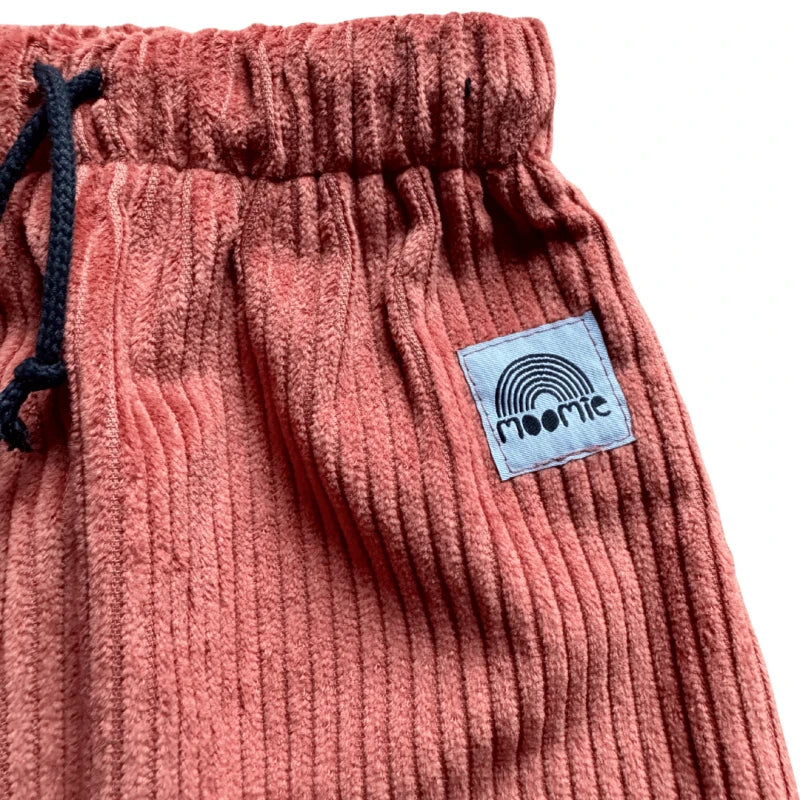 Pantalon velours terracotta fabriqué en France - Moomie - Image 2