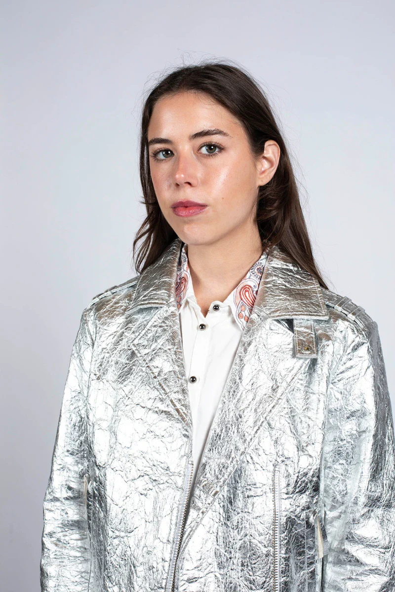 Veste argenté unisexe fait à partir de fécule de maïs - Image 5