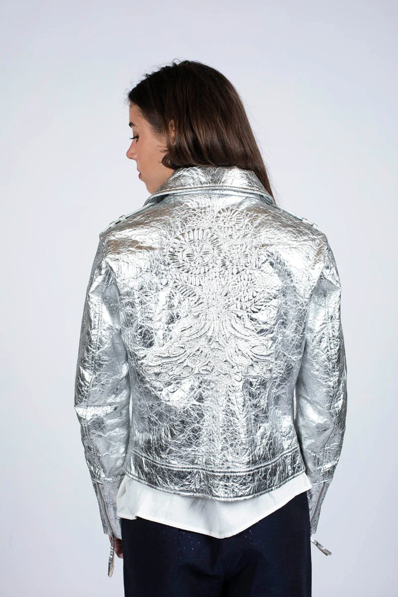 Veste argenté unisexe fait à partir de fécule de maïs - Image 9