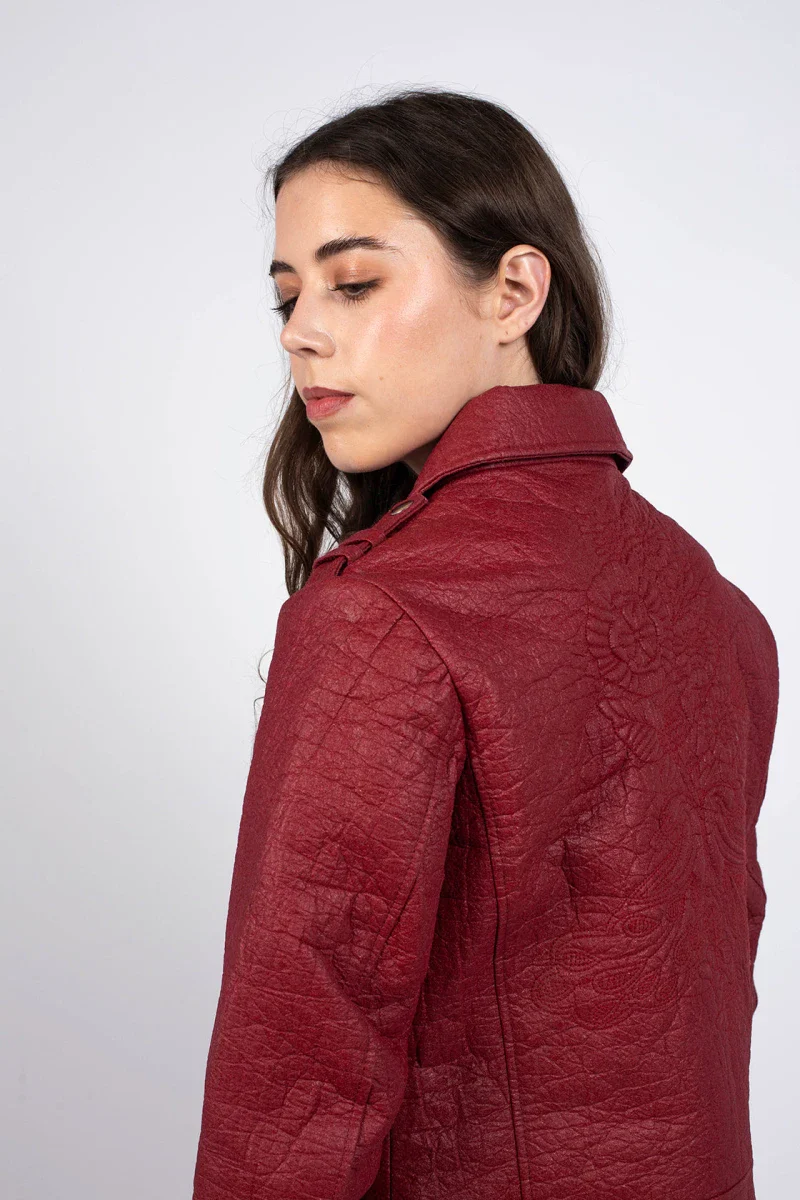 Perfecto rouge en fibre d’ananas bio - Image 4