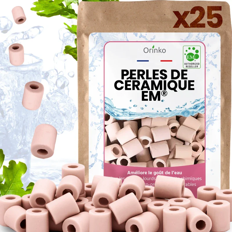 Perles de Céramique Roses - Boite de 25 - Image 7