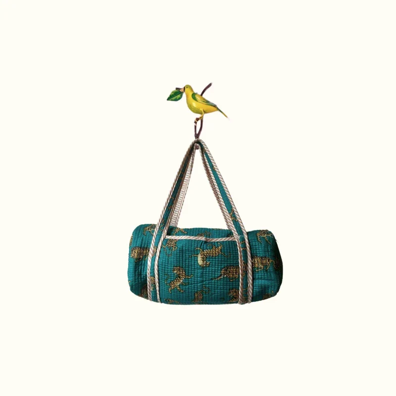 Petit sac enfant – "Dancing tiger in the bleu" - Image 2