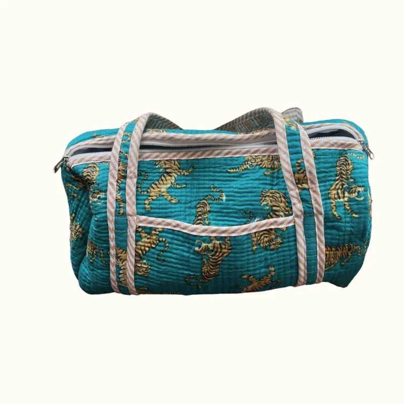 Petit sac enfant – "Dancing tiger in the bleu" - Image 4