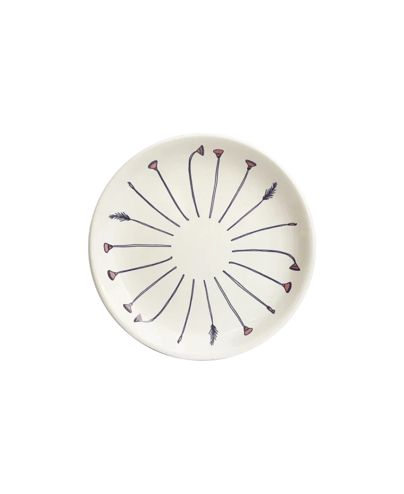 Petite assiette en céramique - Papyrus - Image 3