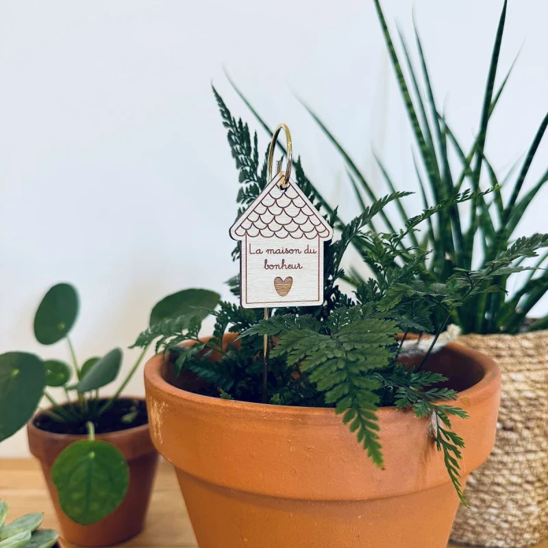 Pic décoratif pour plante - La maison du bonheur - Image 4
