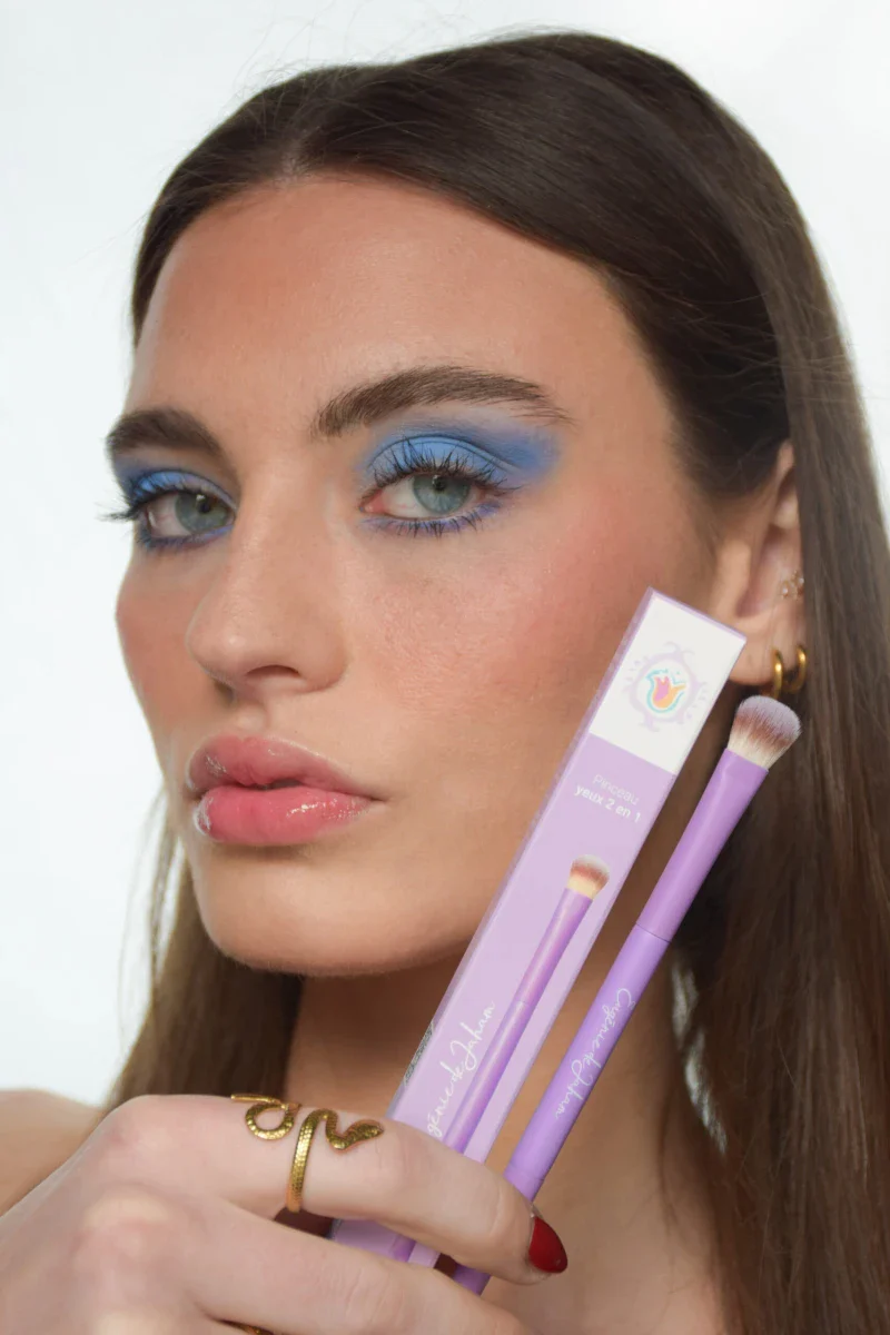 Pinceau pour le maquillage des yeux 2 en 1 - Image 3