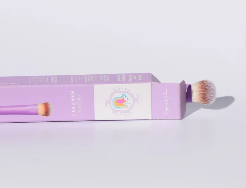 Pinceau pour le maquillage des yeux 2 en 1 - Image 6