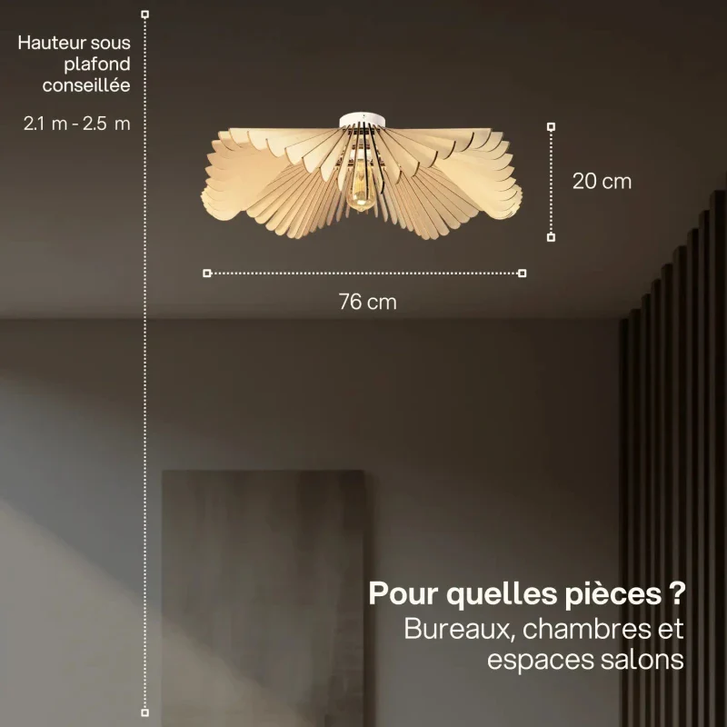 Plafonnier au design de rose - Image 16