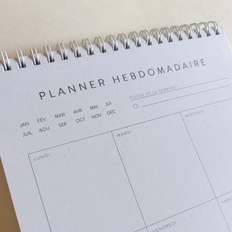 Planner hebdomadaire non daté - Image 5