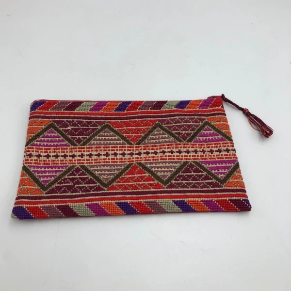 Pochette colorée avec fermeture brodée à la main I Plusieurs motifs - Image 16