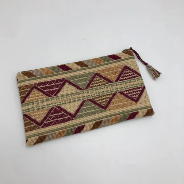 Pochette colorée avec fermeture brodée à la main I Plusieurs motifs - Image 17