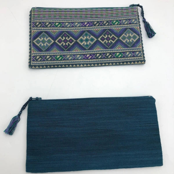 Pochette colorée avec fermeture brodée à la main I Plusieurs motifs - Image 4