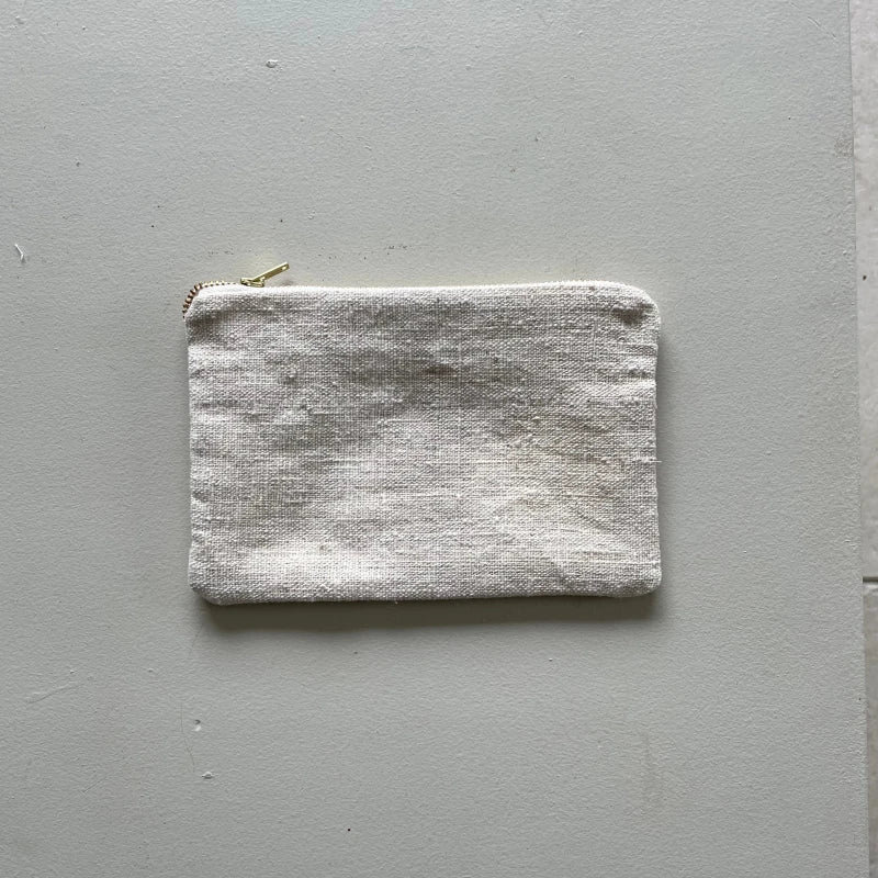 Pochette en coton tissée à la main caramel - Dokmai - Image 4