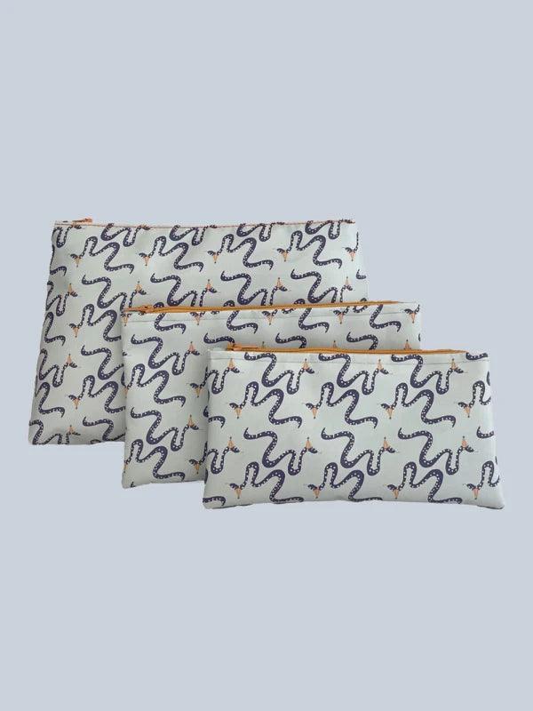 Pochette en toile imperméable - Happy Snake - Image 3