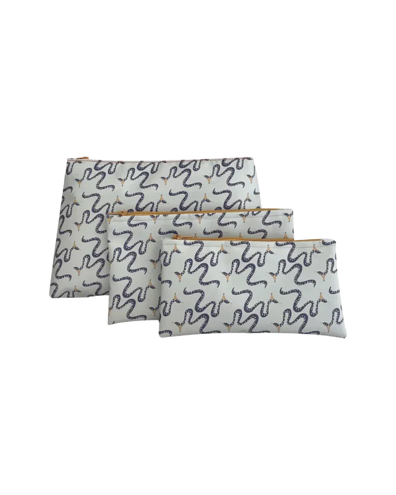 Pochette en toile imperméable - Happy Snake - Image 4