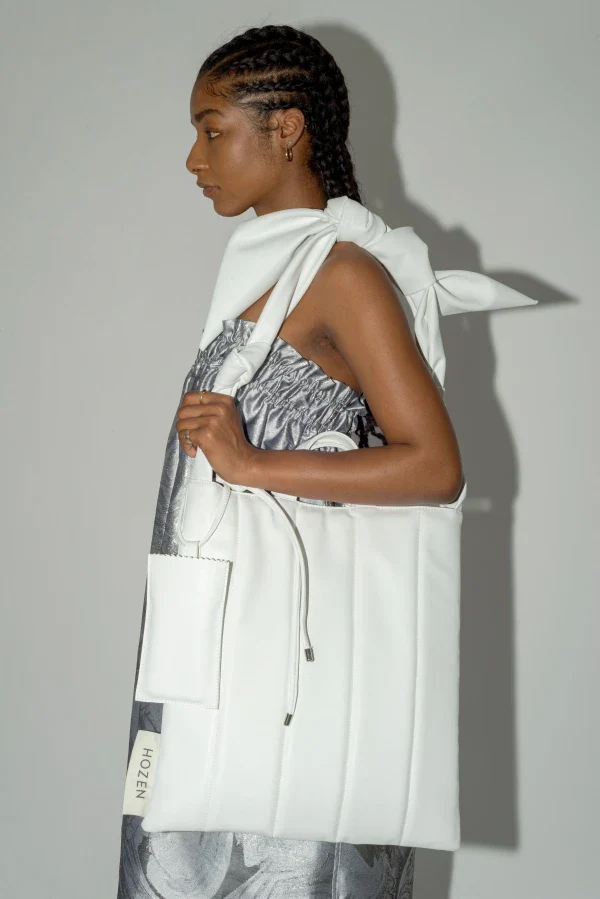 Pochette Iphone Sleeve en cuir végan Blanc - Image 3
