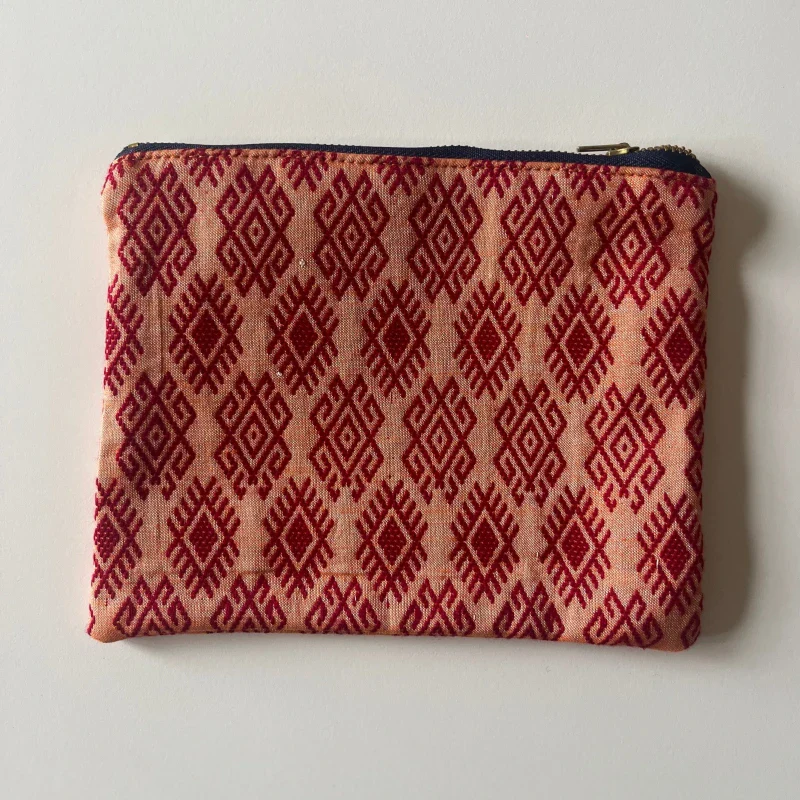 Pochette Kachin orange et rouge - Image 3