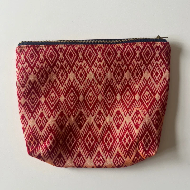 Pochette Kachin orange et rouge - Image 4