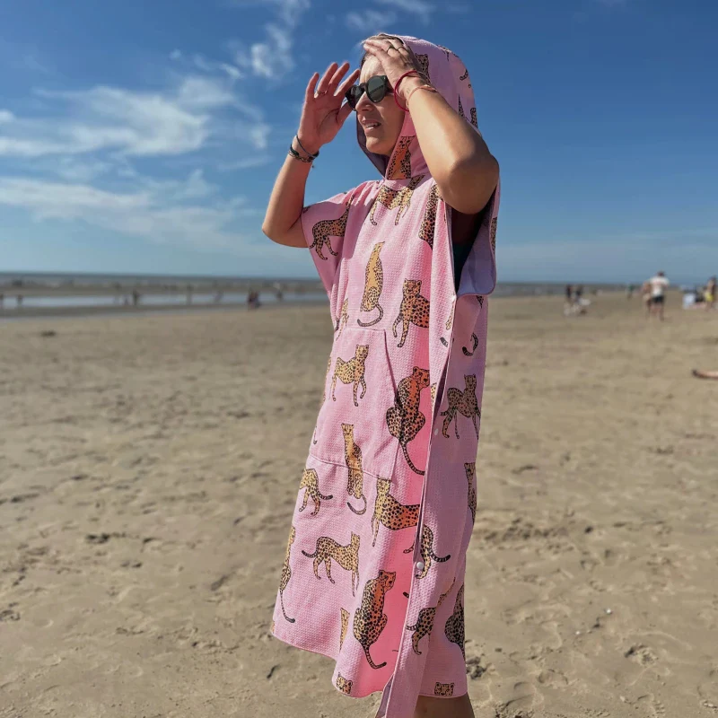 Poncho à capuche pour adulte - Alexie - Image 2
