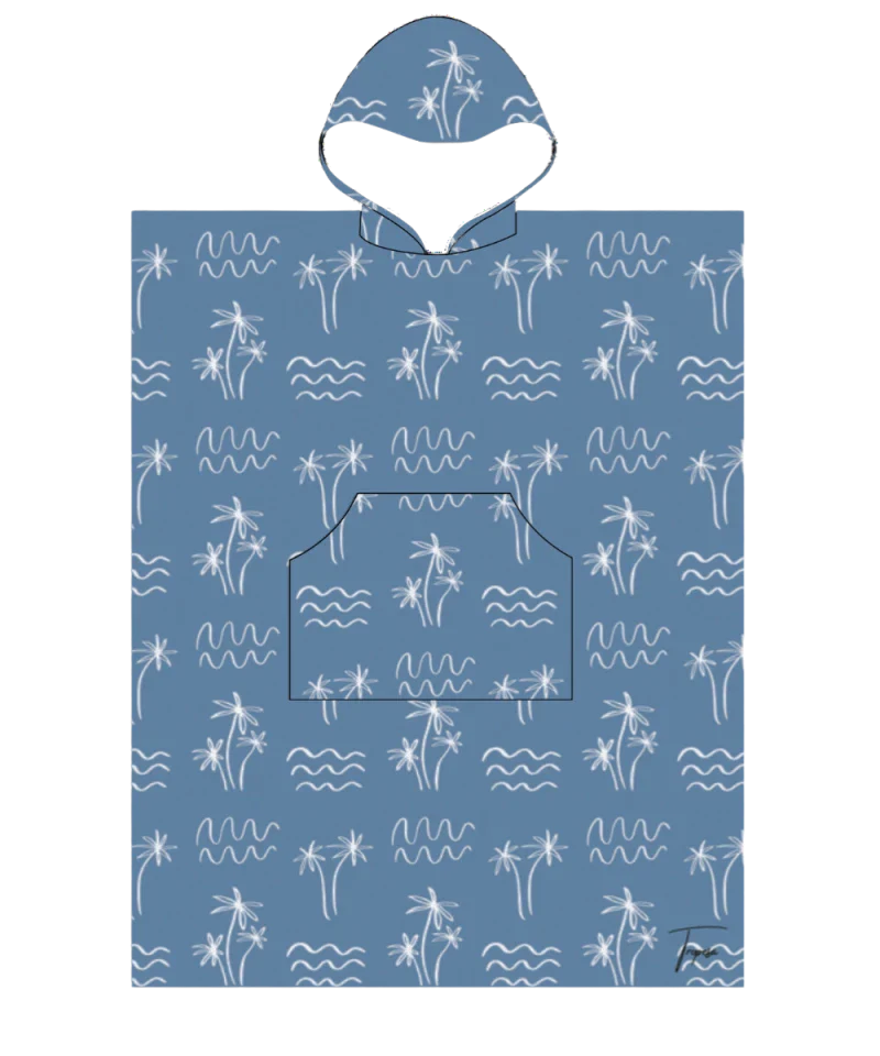 Poncho à capuche pour adulte - Séchage rapide, ultra-absorbant - Lou - Image 10