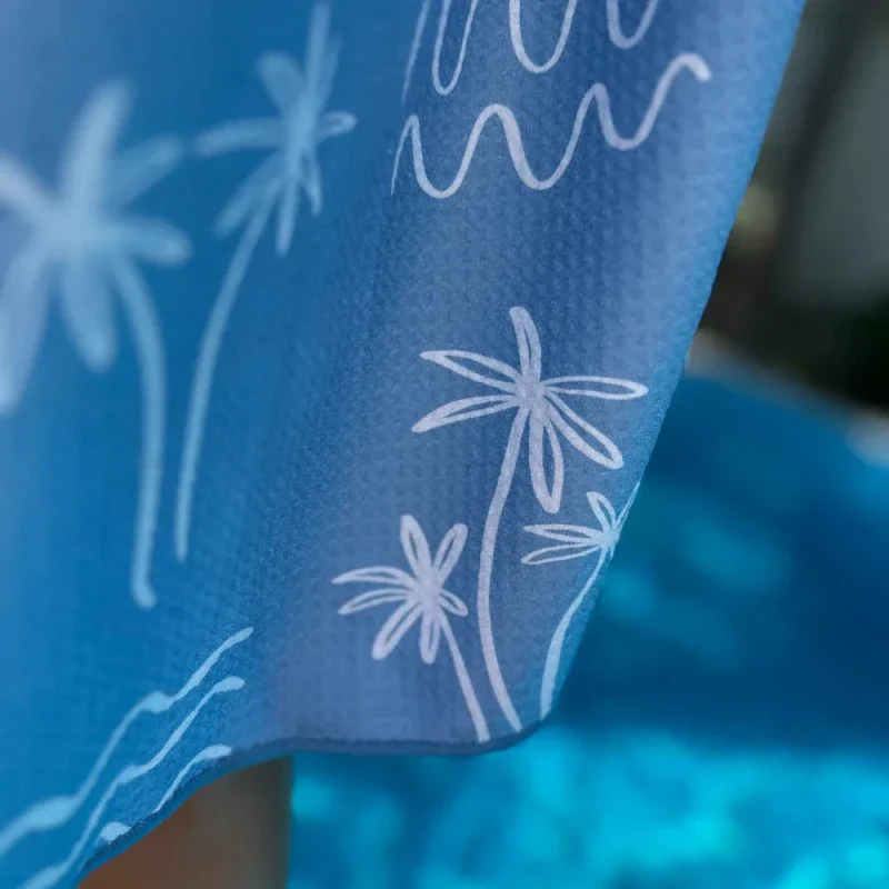 Poncho à capuche pour adulte - Séchage rapide, ultra-absorbant - Lou - Image 6