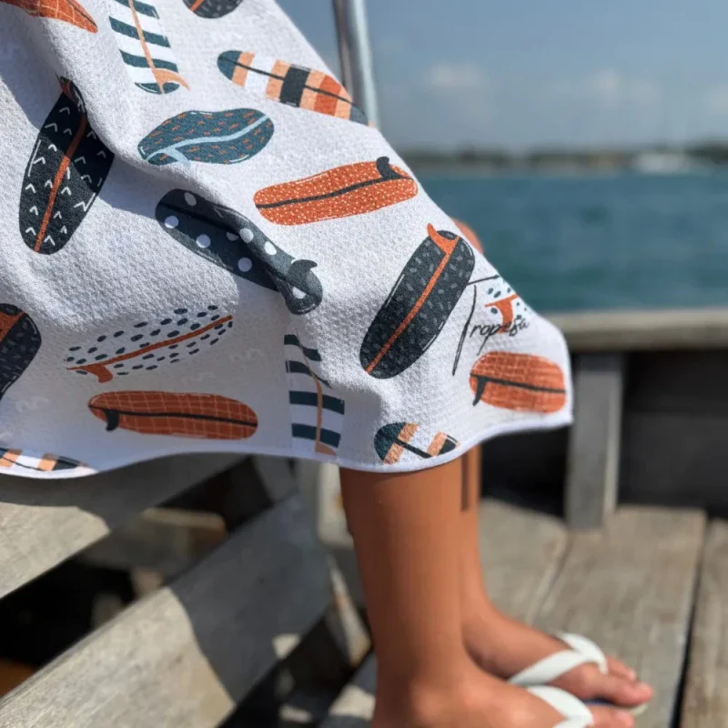 Poncho pour enfant Ă motif surf - Jules - Image 3