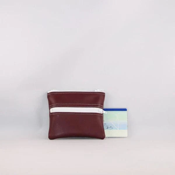 Porte-monnaie en alter-cuir de raisin - plusieurs coloris - Image 11