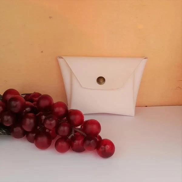 Porte-monnaie origami en alter-cuir de raisin - plusieurs coloris - Image 10