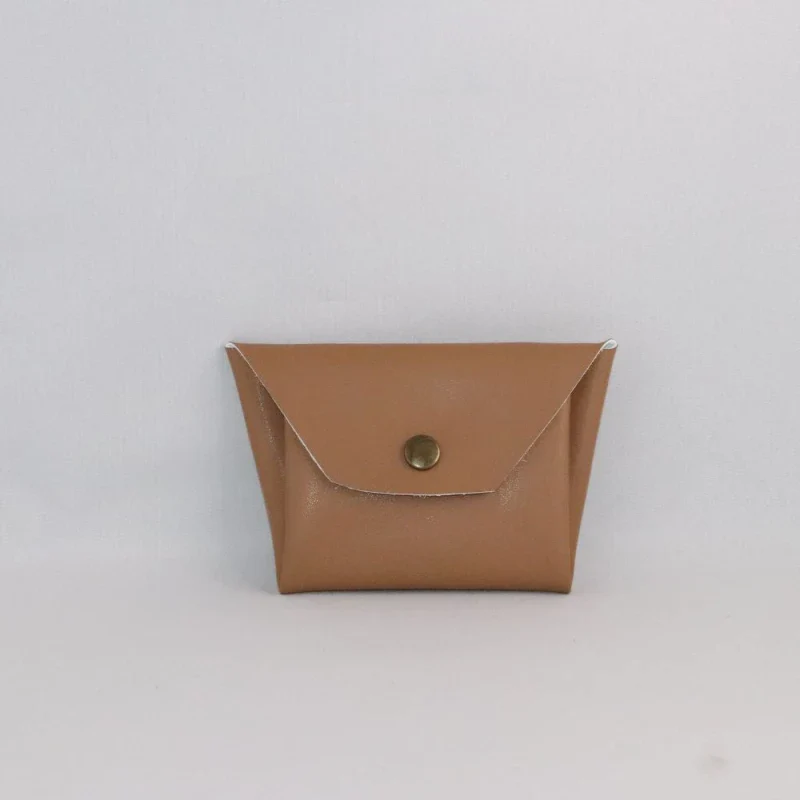 Porte-monnaie origami en alter-cuir de raisin - plusieurs coloris - Image 12