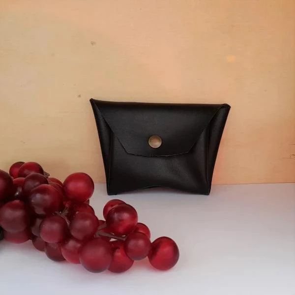 Porte-monnaie origami en alter-cuir de raisin - plusieurs coloris - Image 8