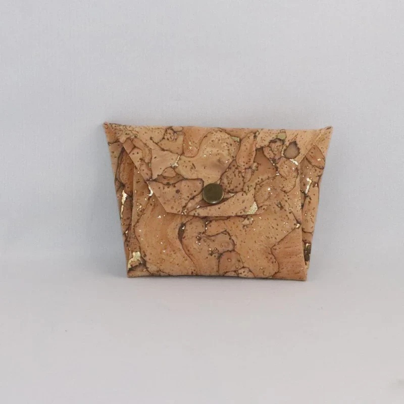 Porte-monnaie origami en liège brut et/ou imprimé - plusieurs coloris - Image 14