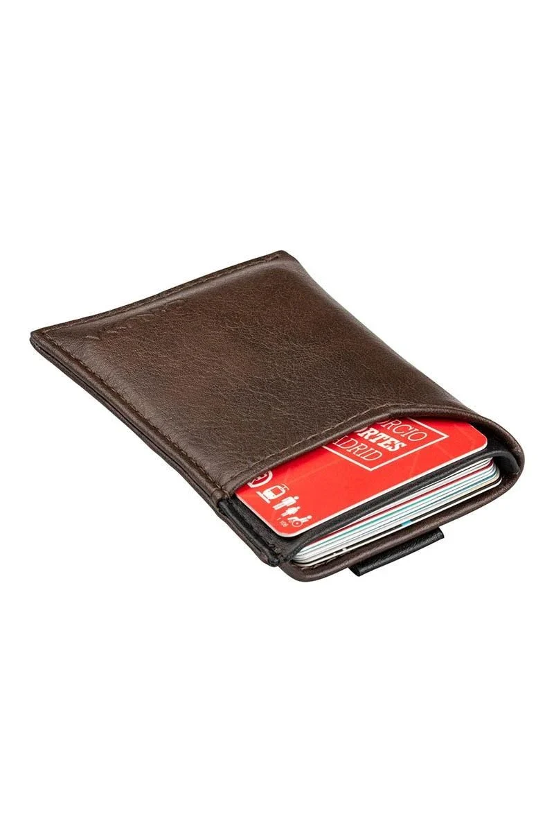 Portefeuille Slim en Cuir vegan - Marron ou Noir - Image 5