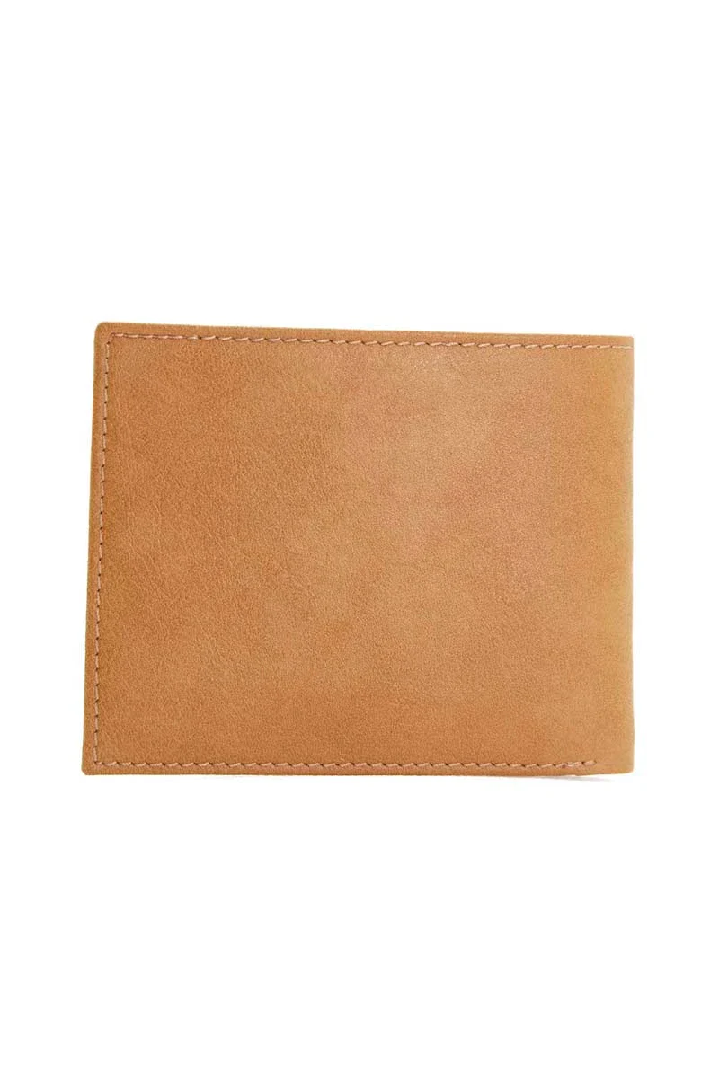Portefeuille Slim en Cuir vegan - wallet - Camel - Image 6