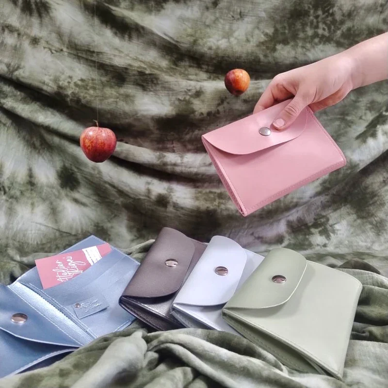 Porte-feuille vegan en cuir de pomme - Okane - Image 2