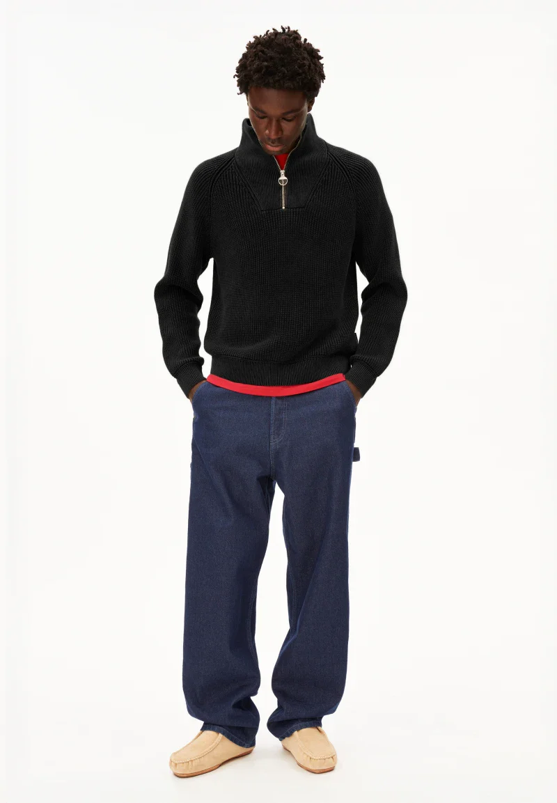 Pull à manches longues en coton bio plusieurs coloris - Kaalves - Image 10