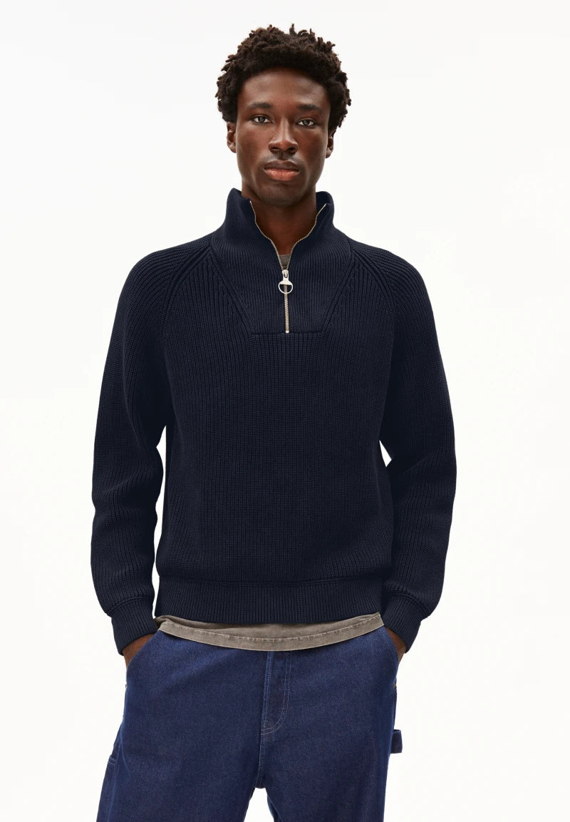 Pull à manches longues en coton bio plusieurs coloris - Kaalves - Image 13