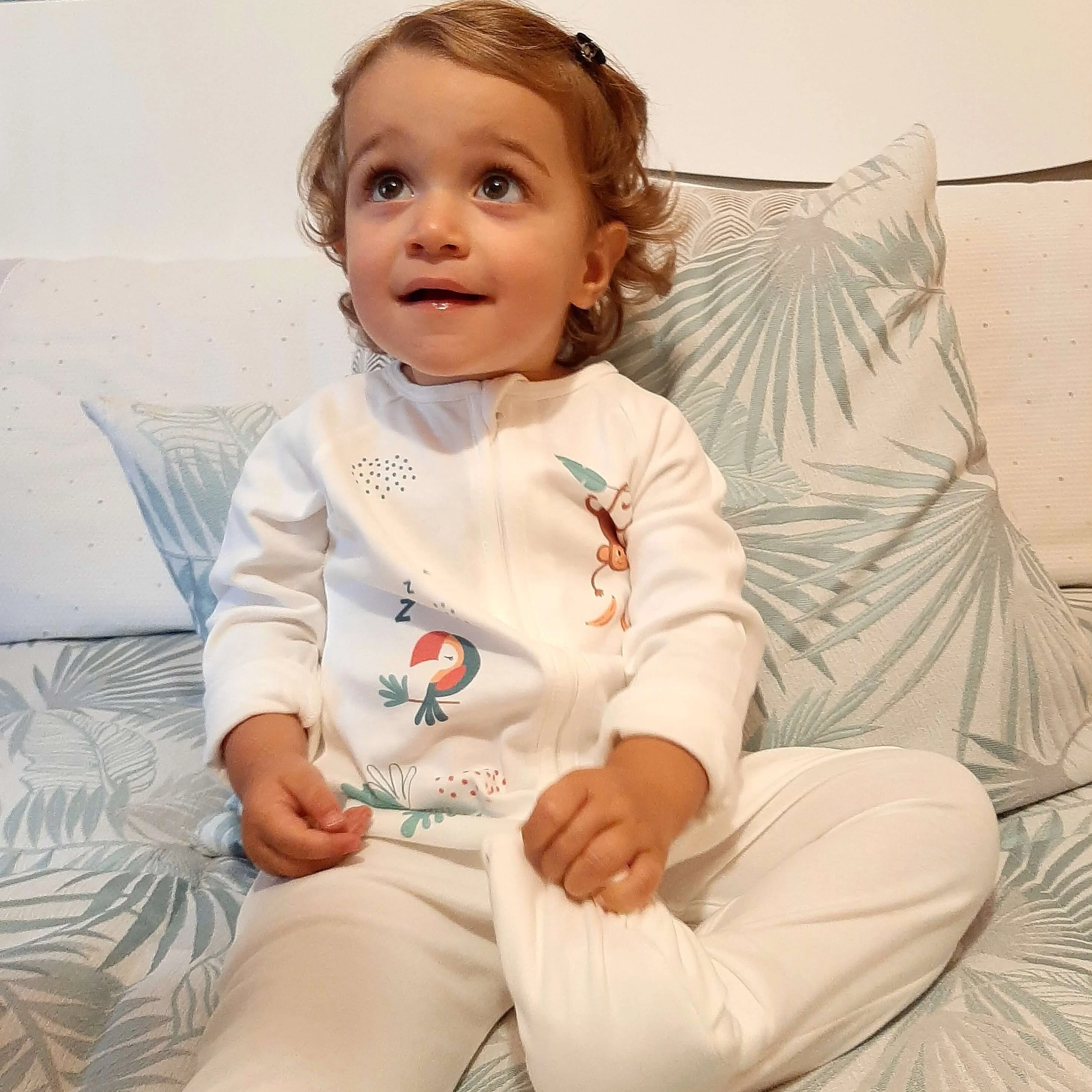 Pyjama unisexe pour bébé I "Pétillant comme un toucan" - Image 3