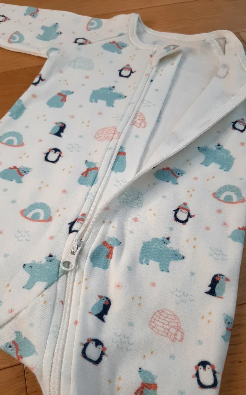 Pyjama unisexe pour bébé en coton "Pin-pin-pingouins" - Image 2