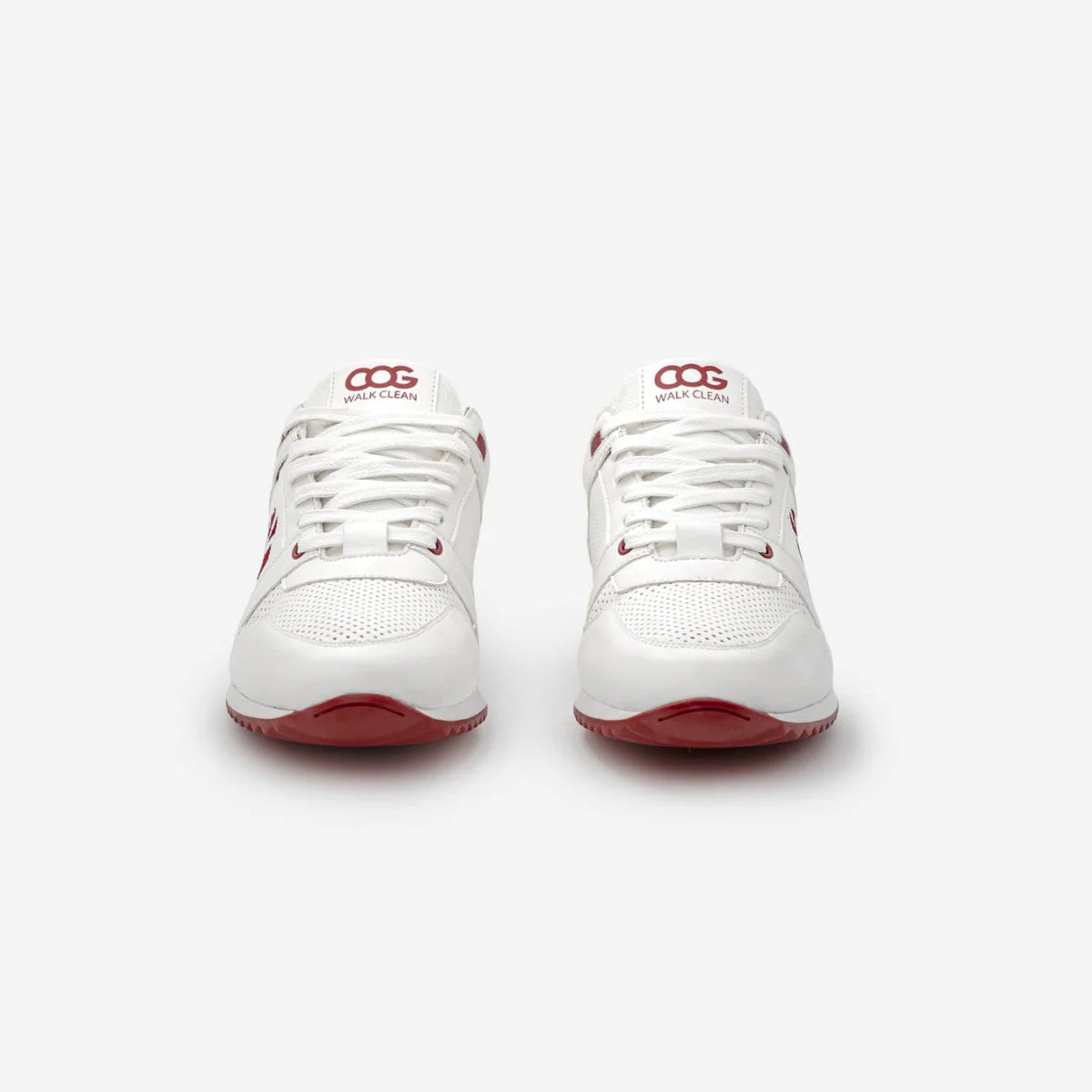 Baskets véganes pour femmes Blanc / Rouge Raven - Image 7
