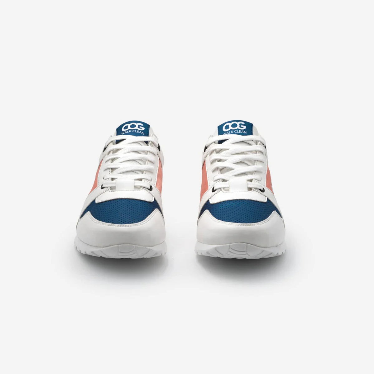 Baskets véganes pour hommes Corail / Bleu Raven - Image 6