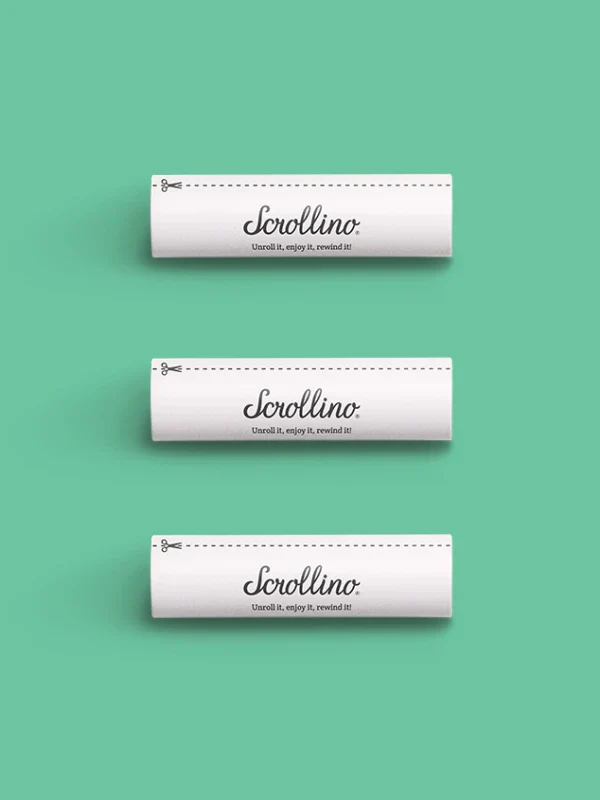 Recharges pour livre scrollino Papier Blanc - Image 3