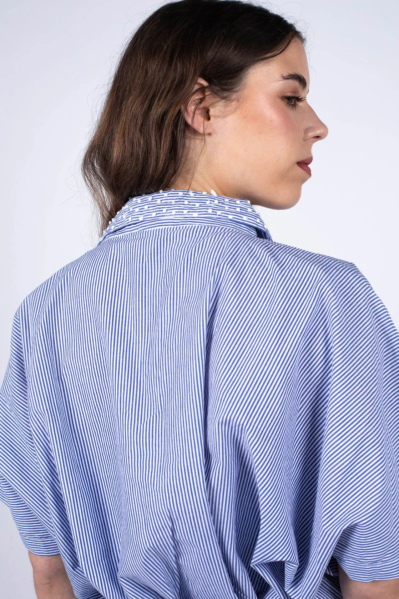 Robe bleue éco-responsables pièce polyvalente - Image 6