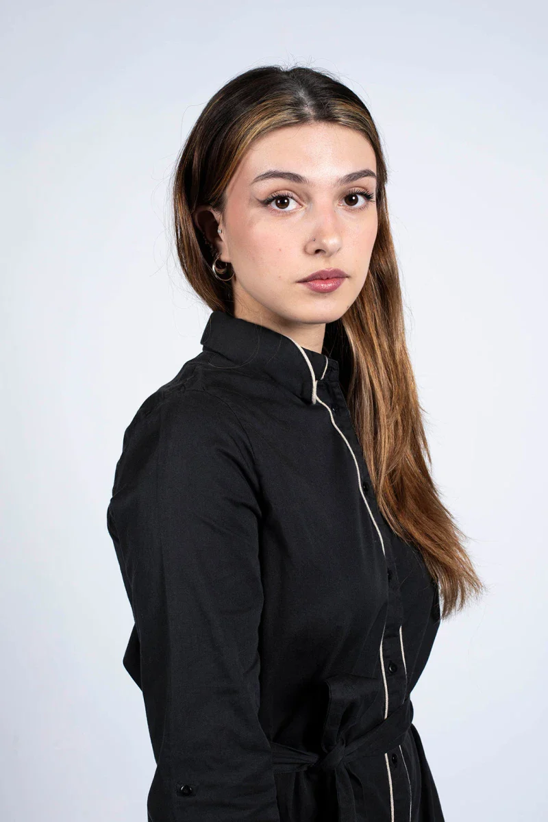 Robe Chemise noir - Image 4